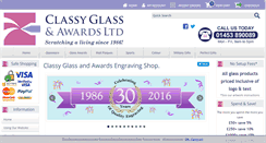 Desktop Screenshot of classyglass.co.uk
